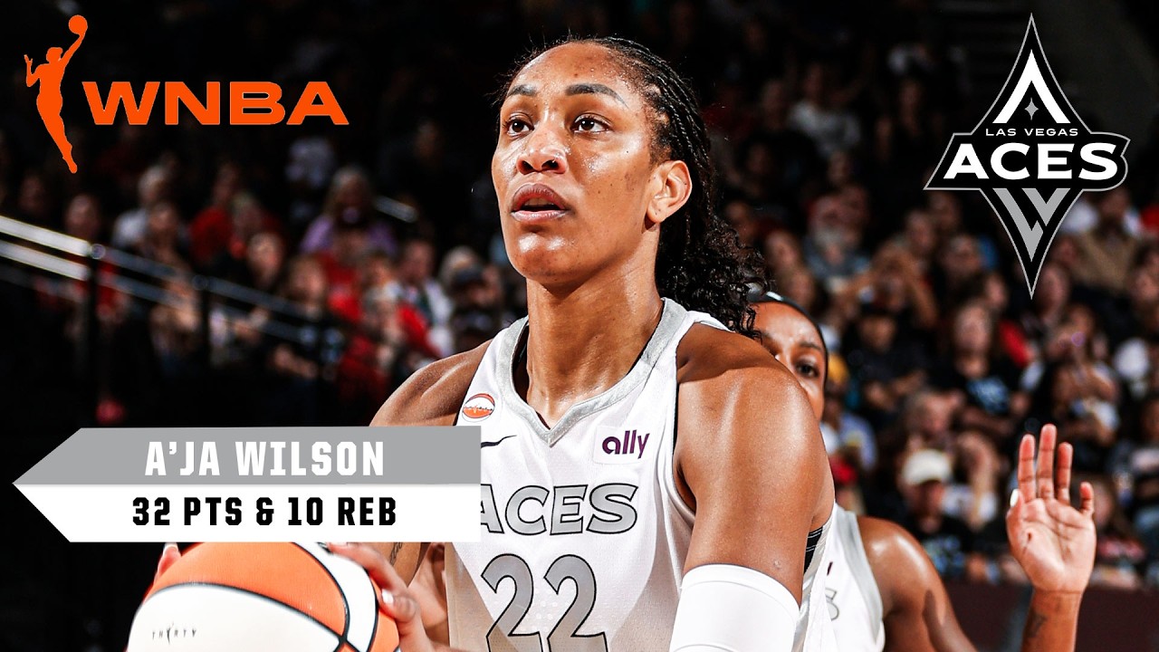 A’ja Wilson drops 32 PTS in Aces win vs. Fire ⭐️ | WNBA on ESPN