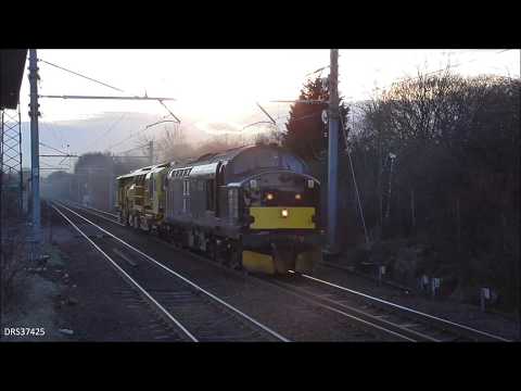 Colas 56's on the Dalston & Prestwick Tanks + 37685 on 6J14: 2nd February 2018