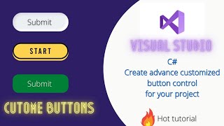 Download the video "Create custom control button in c# 2022 | Advance Rounded Button"