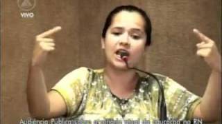 Depoimento da professora Amanda Gurgel