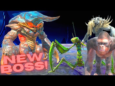 **NEW** RANTHORN VS BOSSES - ANIMAL REVOLT BATTLE SIMULATOR