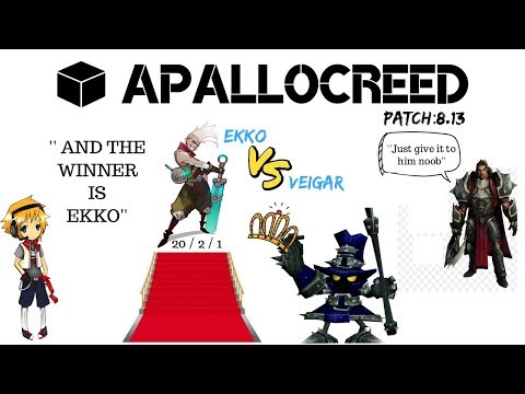 Apallocreed | Ekko vs Veigar mid Ranked Patch 8.13
