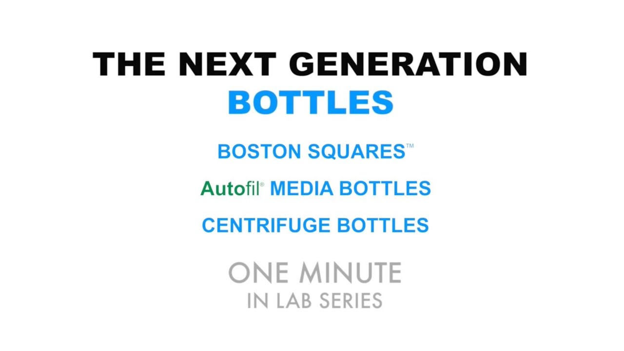 500ml Autofil® Polycarbonate (PC) Centrifuge Bottles with Screw Cap, non-sterile, 24/case — video 1