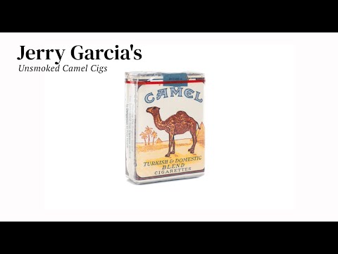 Jerry Garcia's Unopened Unfiltered Camel Pack