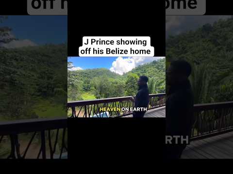 J Prince showing off his Belize home