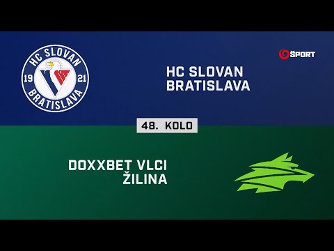 48. kolo: HC Slovan Bratislava – DOXXbet Vlci Žilina 1:2 pp (HIGHLIGHTY)
