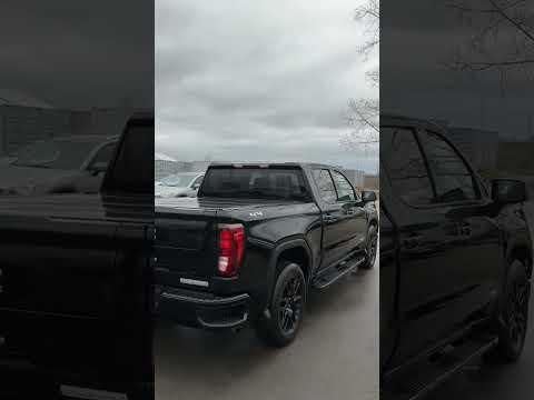 2022 GMC Sierra 1500 Crew Cab Short Box 4-Wheel Drive Elevation in Black for sale at Forbes Waterloo Toyota in Waterloo, ON