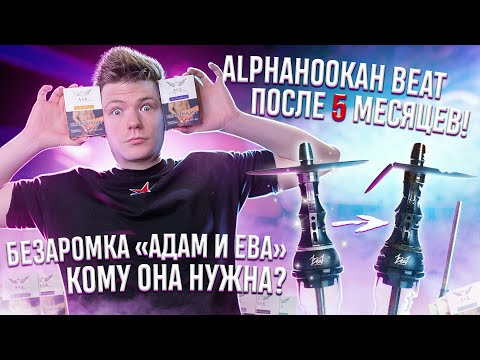 Кальян Alphahookah BEAT | опыт эксплуатации | табак Адам и Ева | безаромка за приятный кеш
