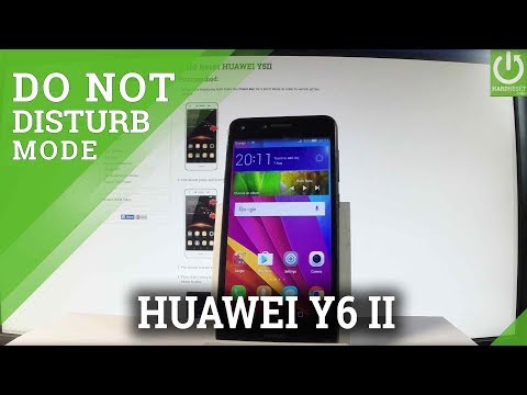 Do Not Distub in HUAWEI Y5II - Set Up Do Not Distub Mode