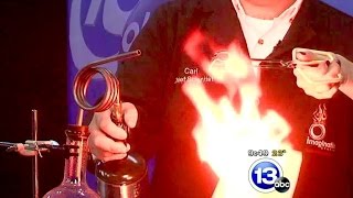 Imagine It - Superheated steam ignites a match