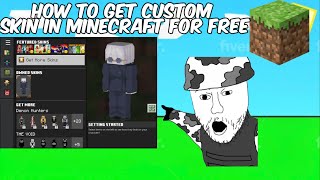 HOW TO GET CUSTOM MINECRAFT SKIN 2024 FOR FREE