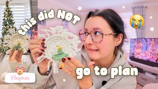 christmas macramé FAIL 🧵😂 trying a new craft + chatting through my 2025 business highlights 🎄🎀