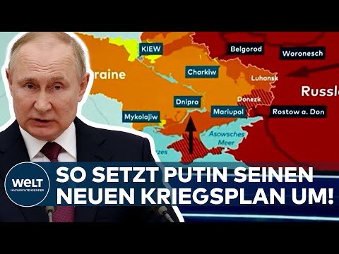 UKRAINE-KRIEG: Geänderter Kriegsplan! So setzt Putin seine neue Strategie um