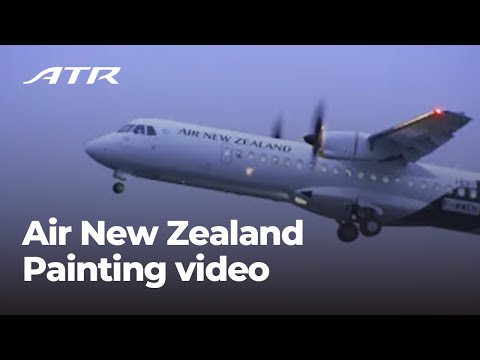ATR | Air New Zealand – 1,600th Aircraft – Painting film