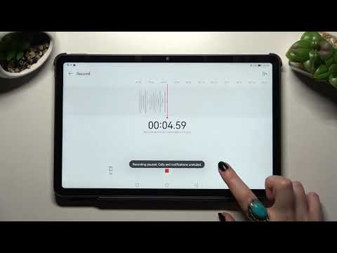 HUWAEI Matepad 10.4 2022 - How To Record Sounds
