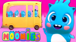 Download lagu 👩‍✈️🚌The wheels on the bus go round | Family nursery rhymes and songs for kids by Baby Moonies mp3