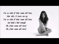 Selena Gomez - Same Old Love (BGV) Karaoke / Instrumental with lyrics on screen Selena Gomez - Same Old Love (BGV) Karaoke / Instrumental with lyrics on screen