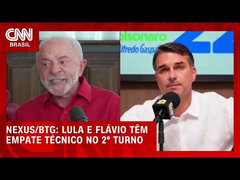 Lula empata com Caiado e tem empate técnico com Flávio no 2° turno, diz pesquisa | CNN NOVO DIA