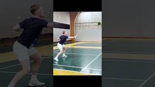 FOOTWORK in doubles #shorts