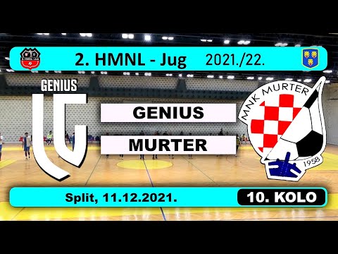 2. HMNL Jug, 10.: GENIUS - MURTER  4:9, 11.12.2021.