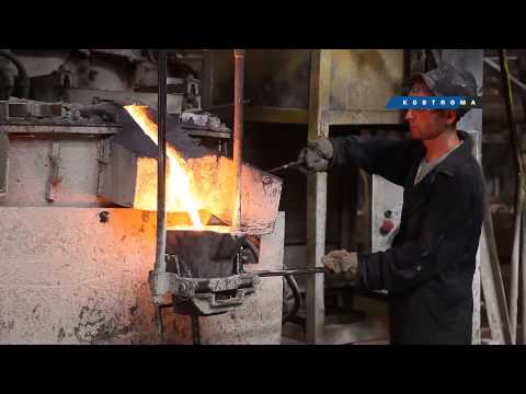 Production of cylinder liners. Foundry.