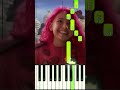SHARKBOY DREAM SONG ON PIANO! #shorts  #sharkboyandlavagirl #dream