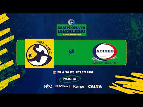 Campeonato Brasileiro Juvenil Masculino: CHCC/Capão da Canoa-RS - ACISEG/Guarulhos-SP [TRANSMISJA, LIVE]