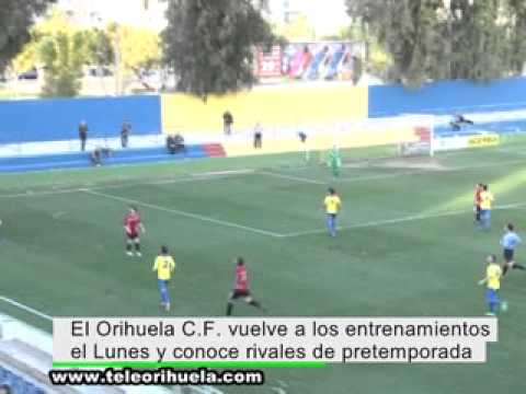 El Orihuela CF vuelve a los entrenamientos el lunes y conoce a los rivales de pretemporada