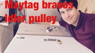 How to Fix a Maytag Bravos XL Dryer Squeaking: Quick Idler Pulley Tear Down and Change w10837240