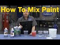 How To Mix Car Paint Understanding Paint Mixing Ratios With Kevin Tetz At Eastwood