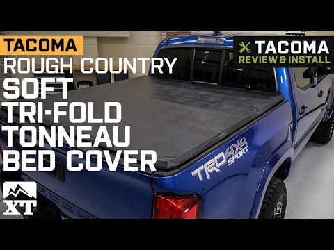 2016-2020 Tacoma Rough Country Soft Tri-Fold Tonneau Bed Cover Review & Install