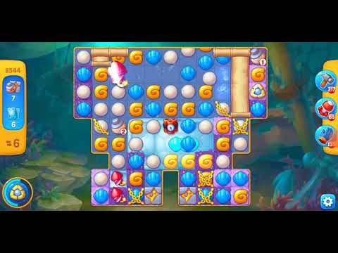 Fishdom. 8544 level no boosters and diamonds. 12 moves