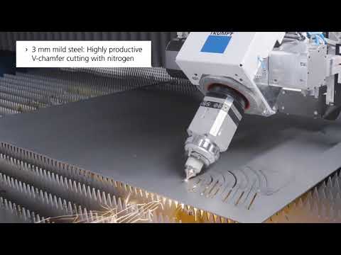 TRUMPF TruLaser Series 3000 Bevel Cut Edition: More Options, Fewer process steps