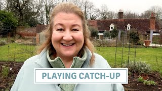 Garden Border Tour And Planting 100s of Bulbs // Cottoverdi