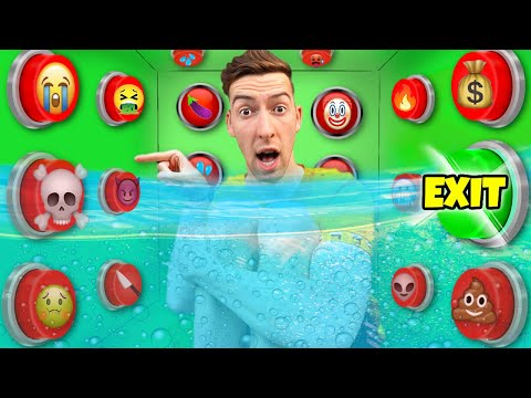 Onder Water 100 Mystery Knoppen.. Slechts 1 Laat Je ONTSNAPPEN! *Challenge Deel 2* #334