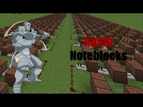 Again( Full metal alchemist theme ) - Minecraft Noteblocks.