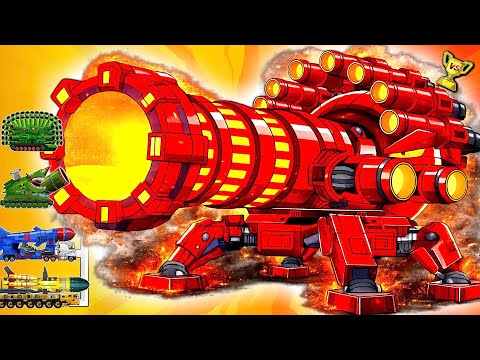 Nuclear Cannon Boss VS Missile Machines | One Shot Destruction!