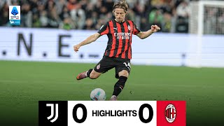 A fantastic Maignan save in Turin draw | Juventus 0-0 AC Milan | Serie A Highlights