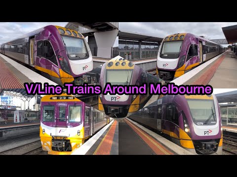 V/Line Trains Around Victoria - Regional Trains
