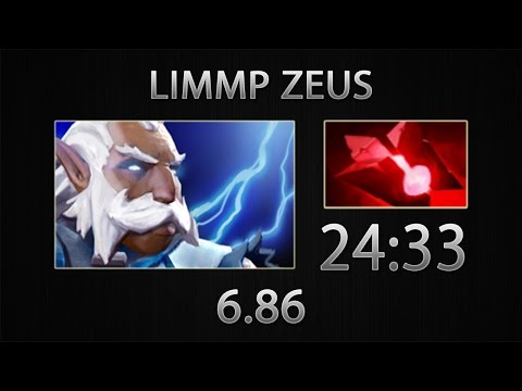 Dota 2 Zeus Fast Farm - Limmp - Bloodstone - 24:33 [6.86]