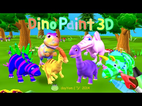 Dinosaur Coloring 3D - AR Video