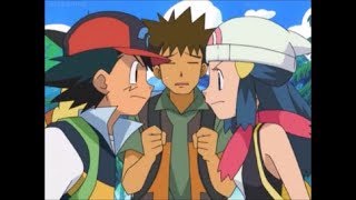 Ash And Dawn Fight On Pokémon - Dawn Of A New Era