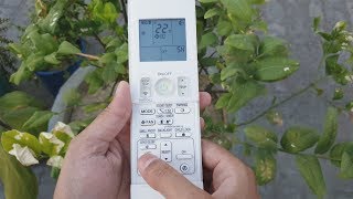 How to Use AC Remote Controller || DAIKIN Inverter Air Conditioner Remote Control Functions ||