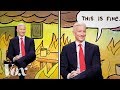 The "this is fine" bias in cable news The "this is fine" bias in cable news