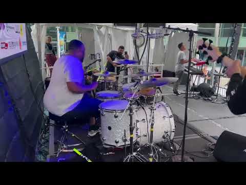 Eric Moore's Drums Solo with Vahagn Stepanyan [NAMM 2022]