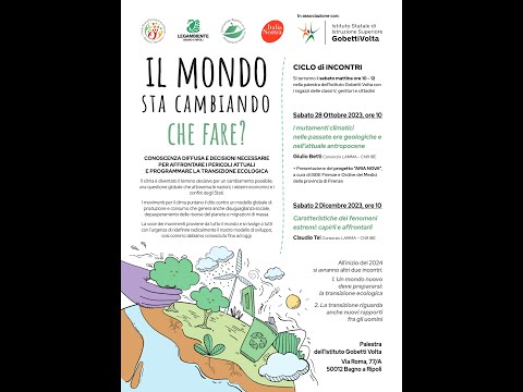 IL MONDO STA CAMBIANDO - 1° INCONTRO