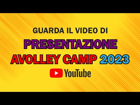 Presentazione Avolley Camp 2023