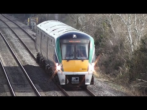 IE 22000 Class Intercity Train number 22354 - Monasterevin, Kildare