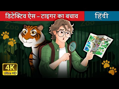 डिटेक्टिव ऐस – टाइगर का बचाव | Detective Ace - Paws story in Hindi | @HindiFairyTales