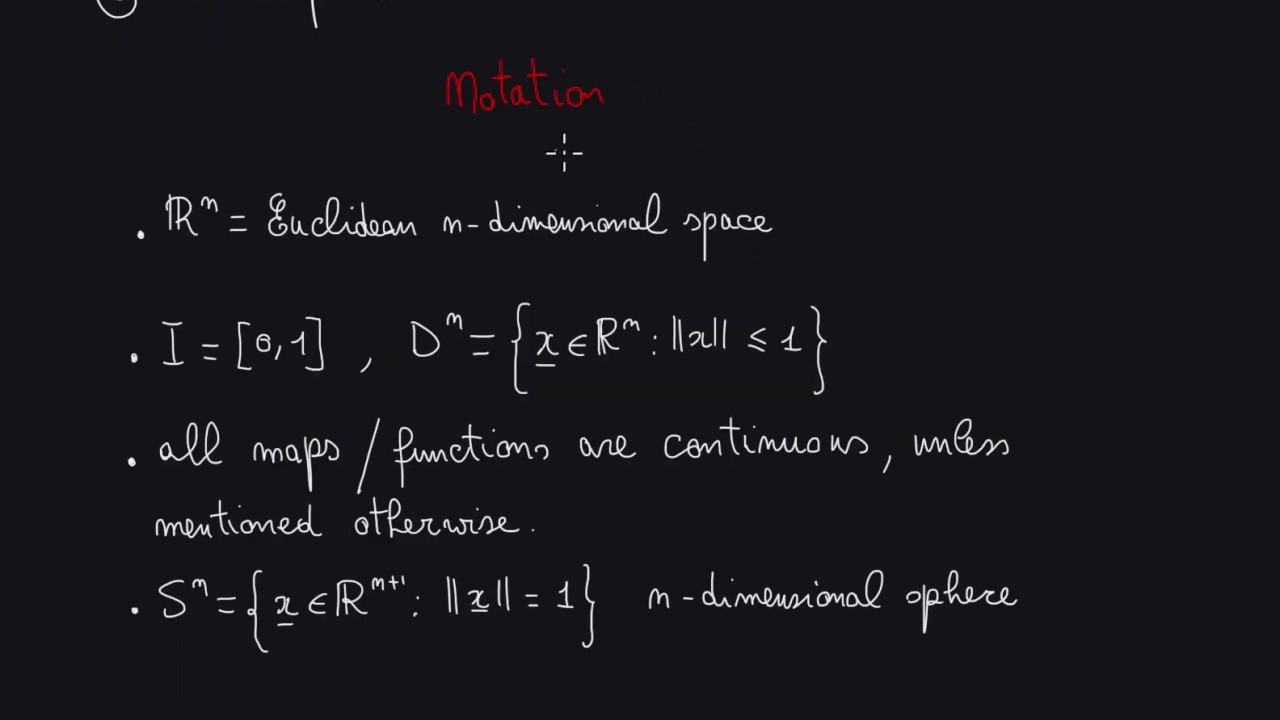 0.0 Introduction to Algebraic Topology. Prerequisites and Notation.